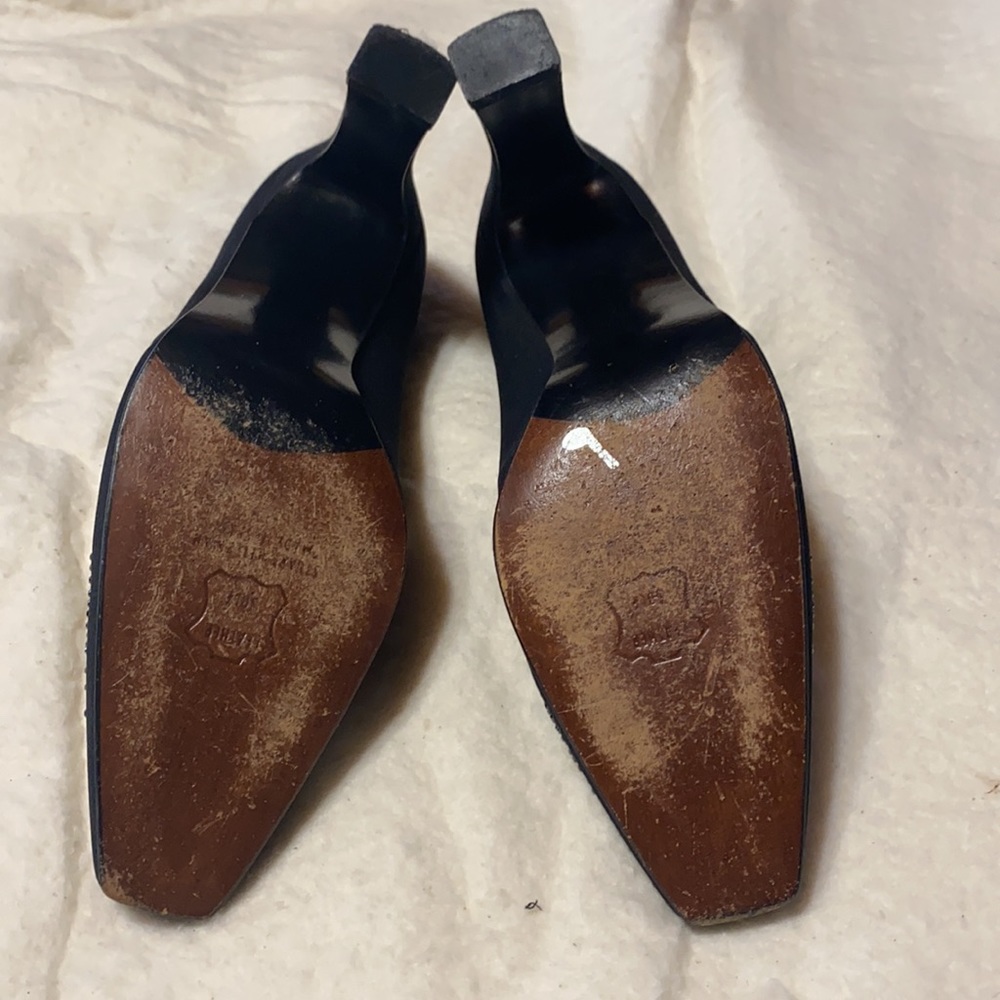 Stuart Weitzman Rhinestone Accented Heels - Picture 10 of 10